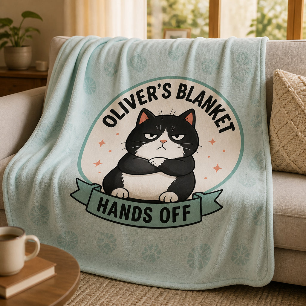 Personalized Cat Blanket — Hands Off (Grumpy Cat Edition) - Personalized Blanket 6e9c6b9e-31f1-4b45-8794-3ce398285ac3.jpg
