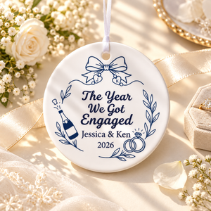 Personalized Engagement Ornament 2026, First Christmas Engaged Ceramic Keepsake, Custom Couple Ornament with Names and Year,Bride to Be Gift 6ea46b34-3bb3-4772-b135-6f938eedd43a-b045213c-e8a9-4a99-986e-b35af7db8d09.png