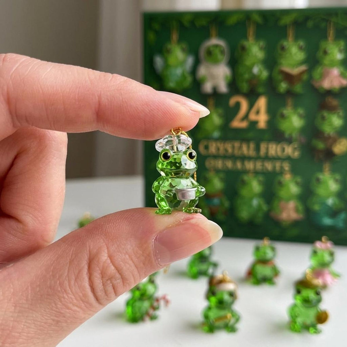 Frog 2D Advent Calendar 2026, 24 Crystal Frog Ornaments, Cute Christmas Countdown, Frog Lover Gift, Xmas Tree Decorations Amelia 6eb7f2c0-d6ac-48f2-8fba-3833b98ced9f-il_1588xN.8592172128_ecms.jpg