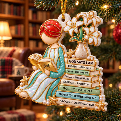 God Says I Am - Personalized Ornament - Real 3D Raised Ornament 6ec6d499-db14-4380-81f3-ac6273e6aab3-1-1-.jpg