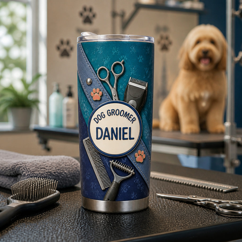 Dog Groomer Tool-Roll Badge Personalized Tumbler - Personalized Tumbler 6ed57ad9-d926-4d9b-846c-46cc6e300c39.jpg