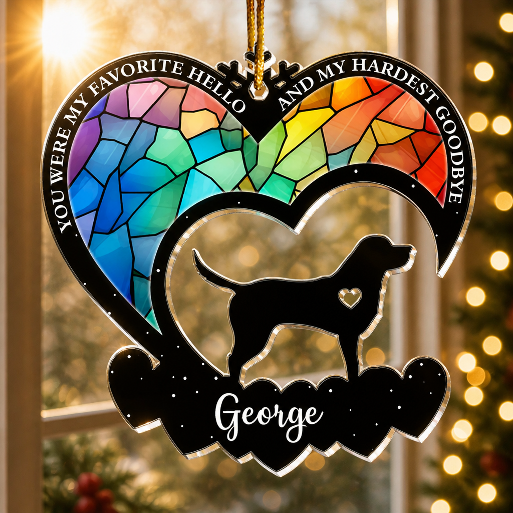 Rainbow Bridge Memorial Suncatcher – Dog Silhouette with Name - Personalized Suncatcher Ornament 6ee32427-2807-4d69-ba7f-c3bb3cdd647e.png