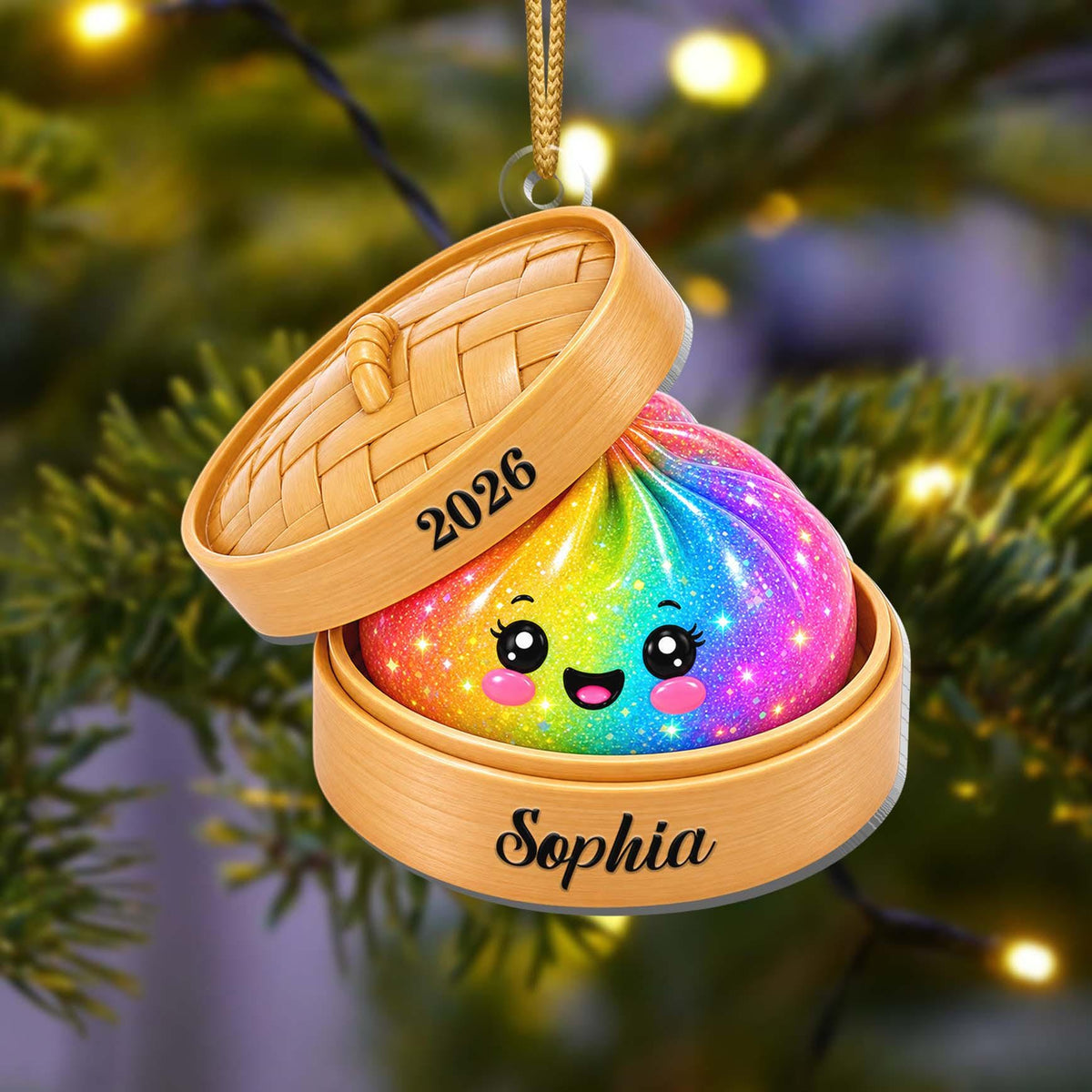 Personalized Glitter Dumpling Ornament, Bamboo Steamer, 2026 Xmas Keepsake 6ee4107d-c34d-41d1-9b77-85b54696afb6-il_fullxfull.8460562882_ebs0.jpg