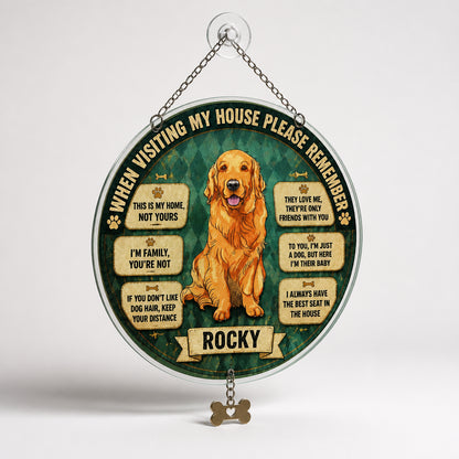 Dog House Rules Doormat – Custom Pet Portrait & Name - Personalized 1 Layered Suncatcher with Charm 6ef8c706-d9e8-47cc-bcce-e0af242a85bb.jpg
