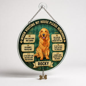 Dog House Rules Doormat – Custom Pet Portrait & Name - Personalized 1 Layered Suncatcher with Charm 6ef8c706-d9e8-47cc-bcce-e0af242a85bb.jpg