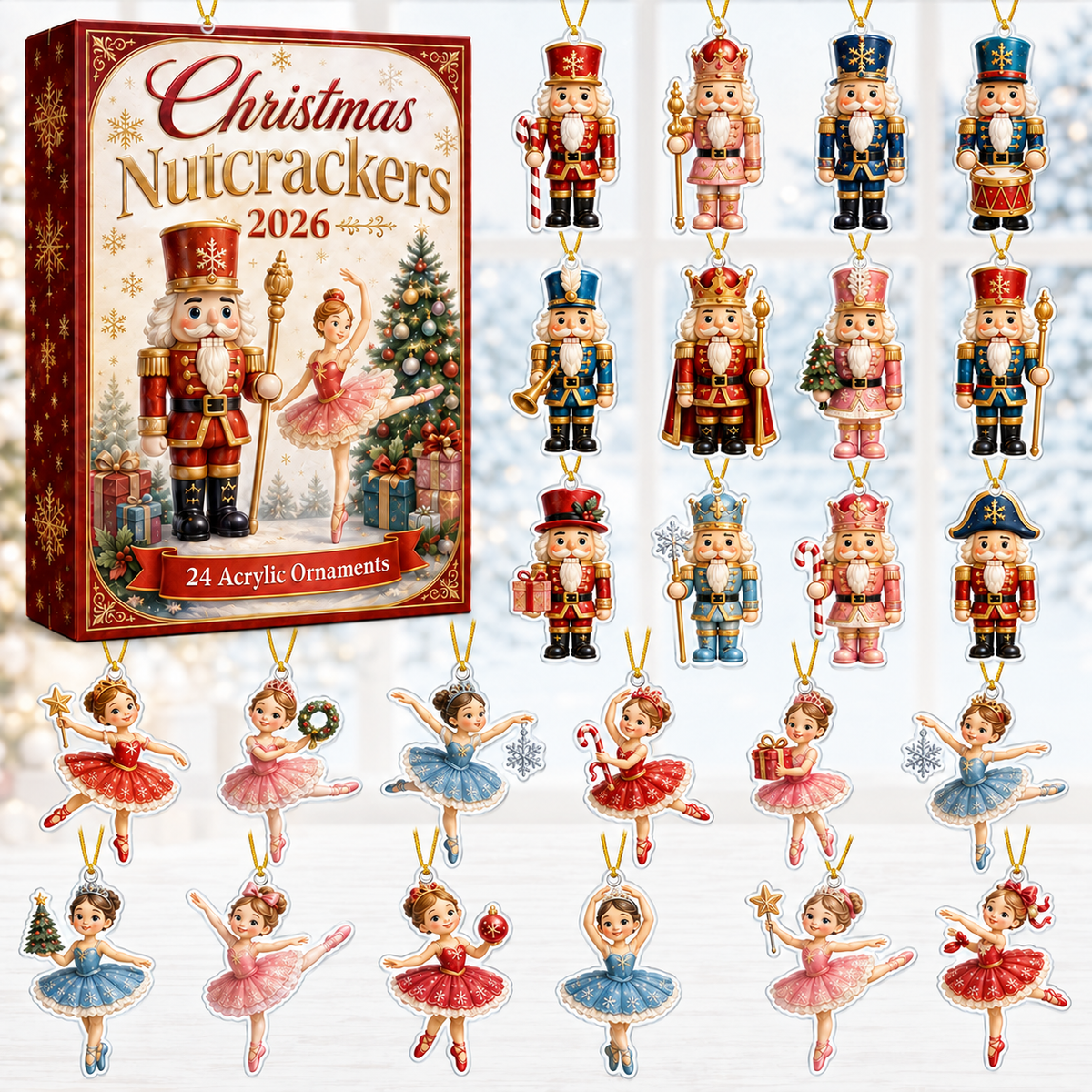 Nutcrackers & Ballerinas Advent Calendar 2026 - 24-Day Festive Countdown, Acrylic Charms Blind Box - Gift For Family & Friends 6ef8dce3-2f40-4c05-ab20-697586d6ad99-nutcracker-box-charms.png