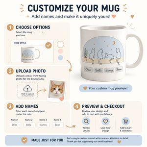 Personalized Cat Line Art Mug – 4 Names Window Sill Edition - Personalized Mug 6f0495ad-4d37-4411-aa12-78f39a35e9f7.jpg