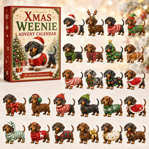 Xmas Weenie Advent Calendar 2026 - 24-Day Festive Countdown, Acrylic Charms Blind Box - Gift For Dachshund Lovers 6f0a790b-1edd-4347-aa4e-6bb07f901d28-weenie.jpg
