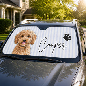 Custom Pet Portrait Auto Sun Shade — Name + Paw - Personalized Auto Sun Shade 6f1d26ee-a000-49cf-a030-82bb82578d56.jpg