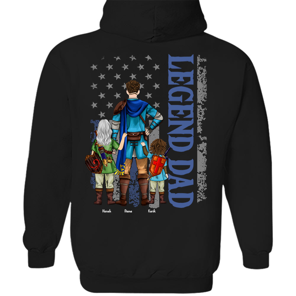 Personalized The Legend Of Dad Shirt, Legend Dad Shirt Father's Day Gift