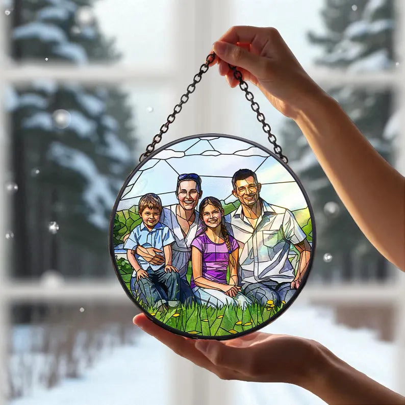 Custom Portrait Suncatcher Ornament, Personalized Stained Glass Family Or Couple Window Decor, Meaningful Keepsake Gift For Any Occasion 6f445920-0f4b-4ecd-bba4-5fc454bd6abd-ghjlk-3-.webp