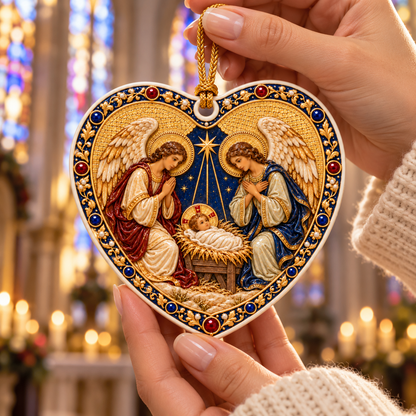 Angels Adoring the Christ Child – Personalized 3D Ceramic Heart Ornament | Sacred Christmas Décor & Christian Gift 6f68f379-b6e9-4be4-abcc-e3ebaab7ce20-Qu-tim-g-m-thi-n-th-n-Gi-ng-Sinh-3.png