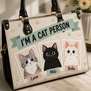 I'm A Cat Person – Custom Pet Portrait Leather Shoulder Bag - Personalized Leather Shoulder Bag 6f6ae2f1-943f-498c-8117-bfde4f235240.jpg