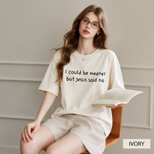 I Could Be Meaner But Jesus Said No Shirt, Funny Christian Shirt, Faith Humor Tee, Religious Quote Shirt, Comfort Colors Christian Gift 6f6dc98a-0358-4aa7-940c-3d36e8d4f2bb-6d7a6f86-b544-4b2f-9f9f-cbd766f68778.png