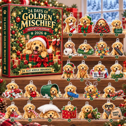2D Flat Acrylic Golden Retriever Advent Calendar 2026, 24 Dog Ornaments, Golden Retriever Christmas Countdown, Dog Lover Gift 6f6ebfb3-cd02-4957-a926-8faf934e8aa6-il_fullxfull.8593045780_olbq.jpg