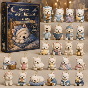 Sleepy West Highland Terrier Advent Calendar 2026 - 24-Day Festive Countdown, Acrylic Charms Blind Box - Gift For West Highland Terrier Lovers 6f7085e2-17e9-4ca9-9f0b-9358e6b3b1eb-west-highland-terrier-box-charms.png