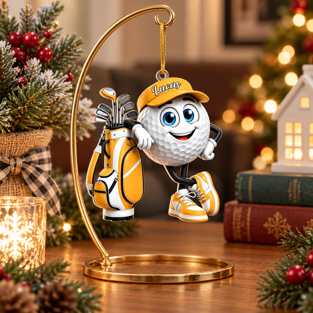 Golf Is My Happy Place - Personalized Golf Ornament, Custom Name Golf Lover Christmas Gift, 2D Flat Acrylic Xmas Tree Decor,Fun Holiday 6f97b58d-4230-4d0f-8684-8fbee759d8ab-53988a34-b9d3-47b1-aa8b-aaad27ac4f6f.png