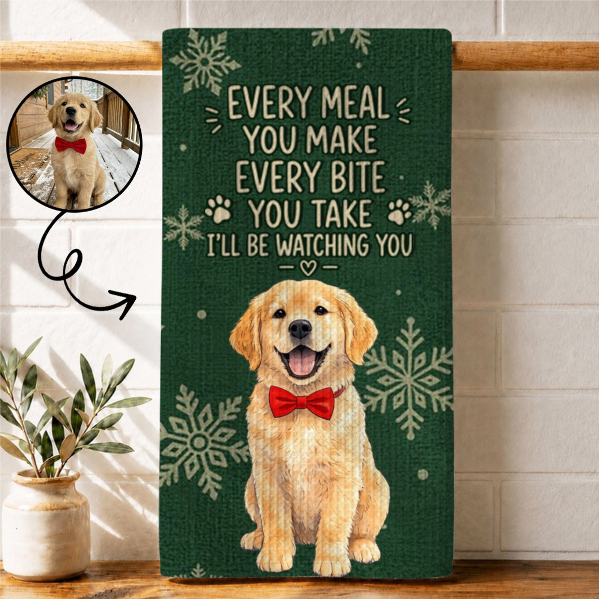 I Woof You - Personalized Kitchen Towel, Christmas Gifts 6fa334b0-337f-4092-b420-69ef598daa73-banner-1.jpg
