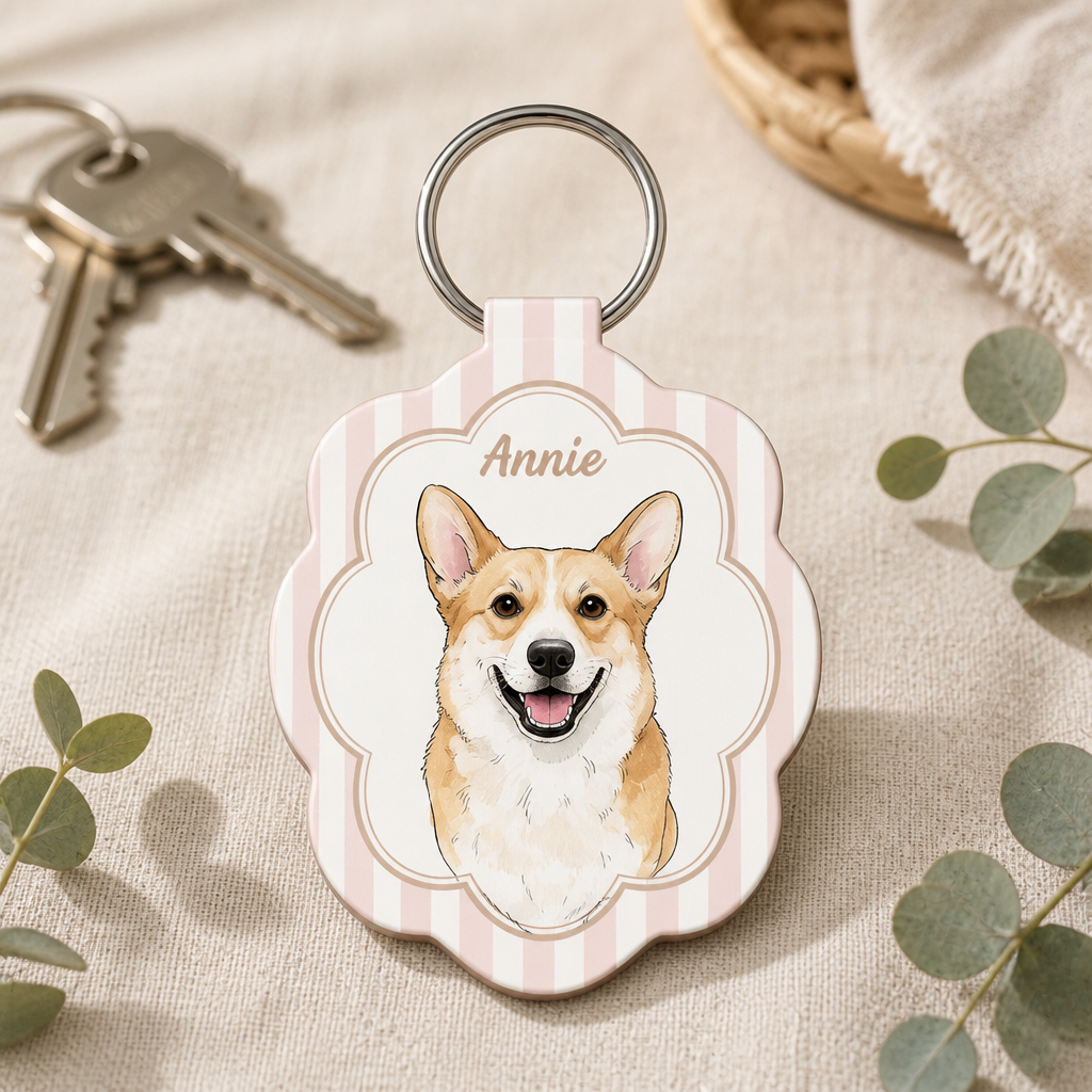 Custom Pet Portrait Name Acrylic Keychain - Personalized Acrylic Keychain 6fbc4400-ebbf-43b1-bca3-fe2e67d2cbba.png