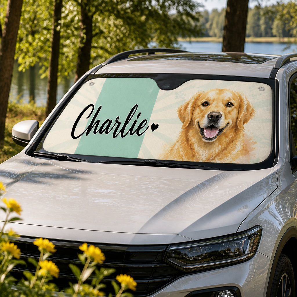 Custom Dog Name Auto Sun Shade – Watercolor Pup - Personalized Auto Sun Shade 6fdf408c-c31b-4e6a-af4b-dd6ca28f77be.jpg