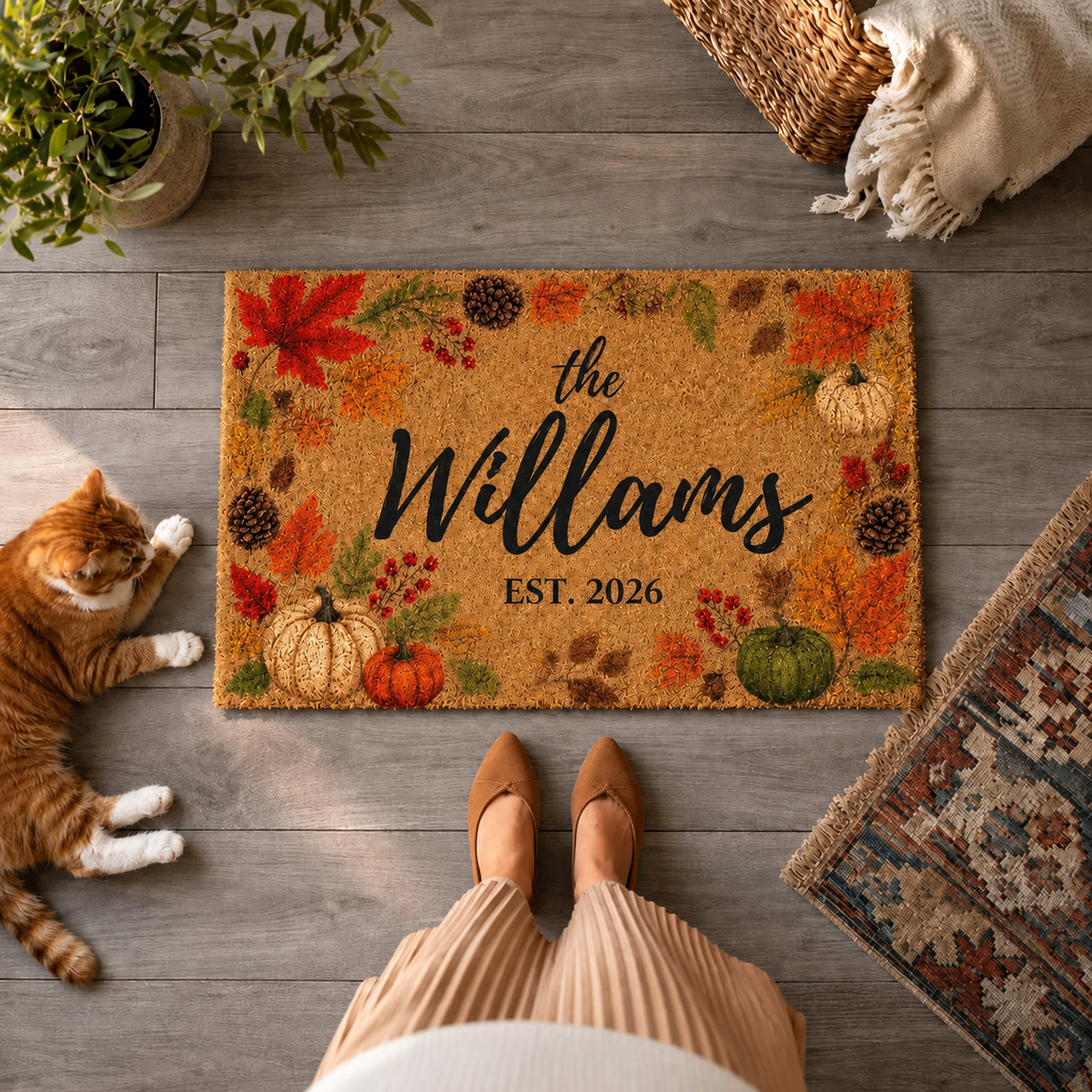 Personalized Fall Doormat, Custom Family Name Welcome Mat, Autumn Leaves Coir Door Mat, Housewarming Gift 6fe8ca5c-6fa5-4ec6-85d1-b6246e0cc9bb-1f533707-1b6b-43ba-9b41-744dfce9c1f2.png