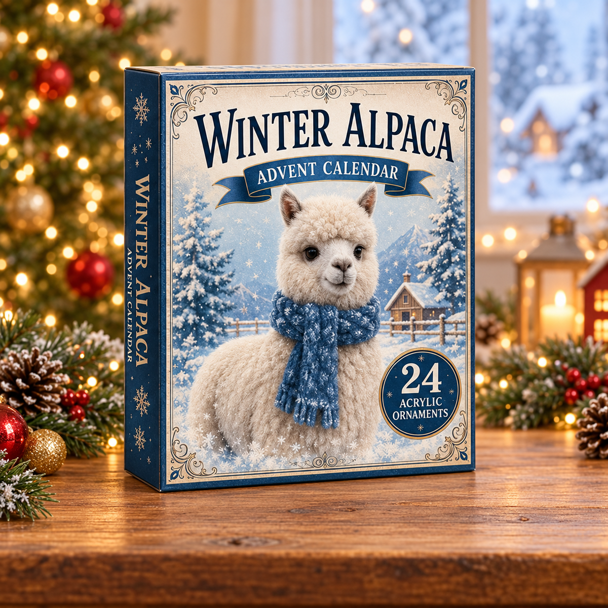 Winter Alpaca Advent Calendar 2026 - 24-Day Festive Countdown, Acrylic Charms Blind Box - Gift For Farm Lovers 6ff05a03-870a-43b6-87df-05495e7e7f4d-alpaca-box.png