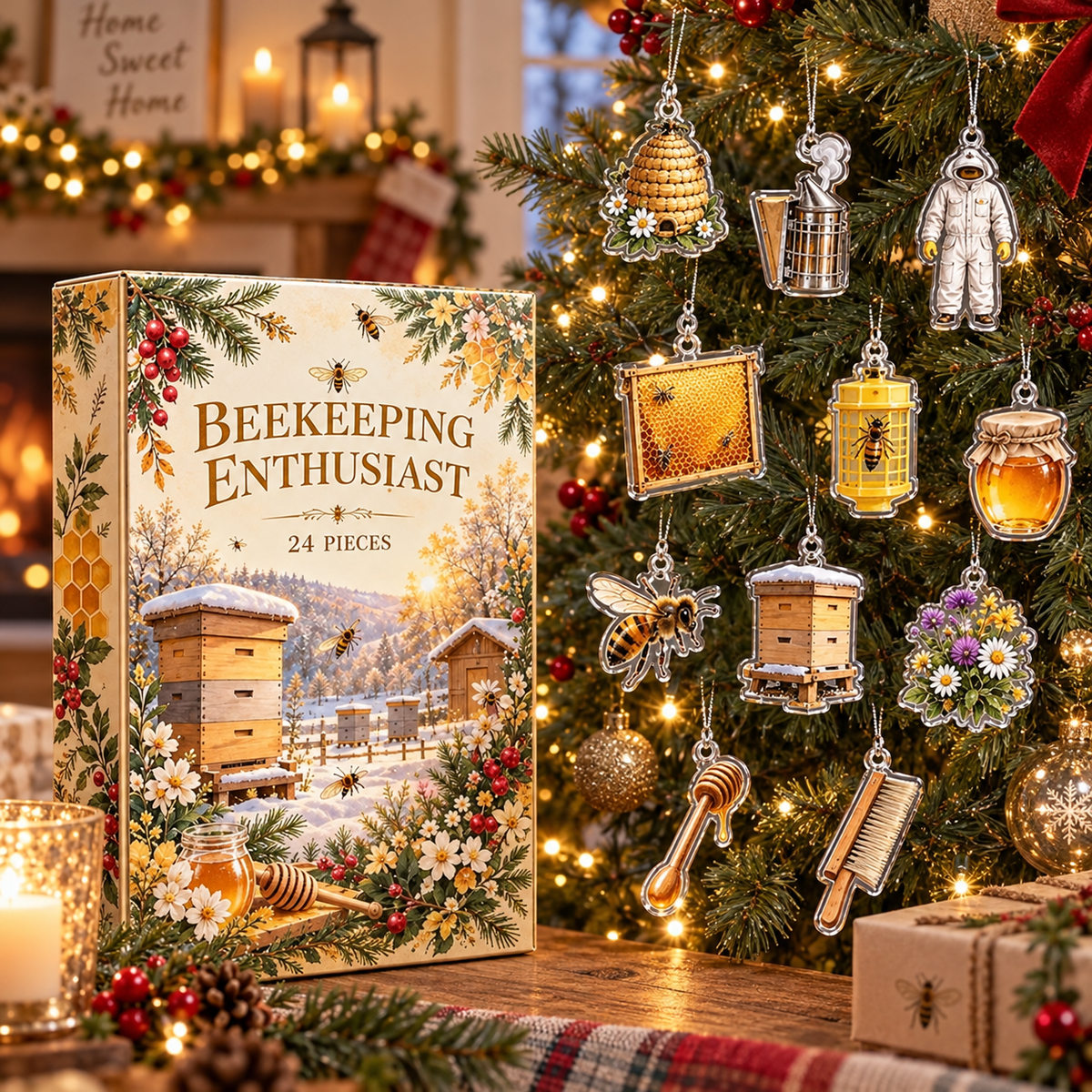 Beekeeping Advent Calendar, 24 Acrylic Honey Bee Ornaments, Apiary Gift for Beekeepers, Christmas Countdown Box 6ff6f6d3-8ebc-4986-8c19-1e6f3f4c4cd3-bd0bce61-3077-49ee-a5c2-b8217a92aca6.png