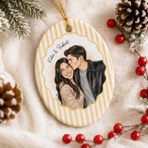 Personalized Watercolor Portrait Ceramic Ornament, Custom Couple Photo Ornament, Engagement Gift, Wedding Keepsake, Anniversary Gift 6ffa4541-fc70-4679-bd85-b62a76d2e6a7-ggggggggggg-2-.webp