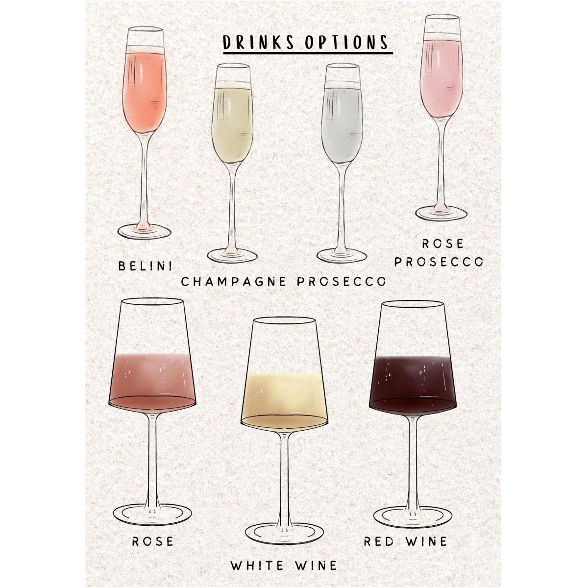 Custom Couple Drinks Print, Personalized Bar Cart Decor, Drink Sign Gift For Couple