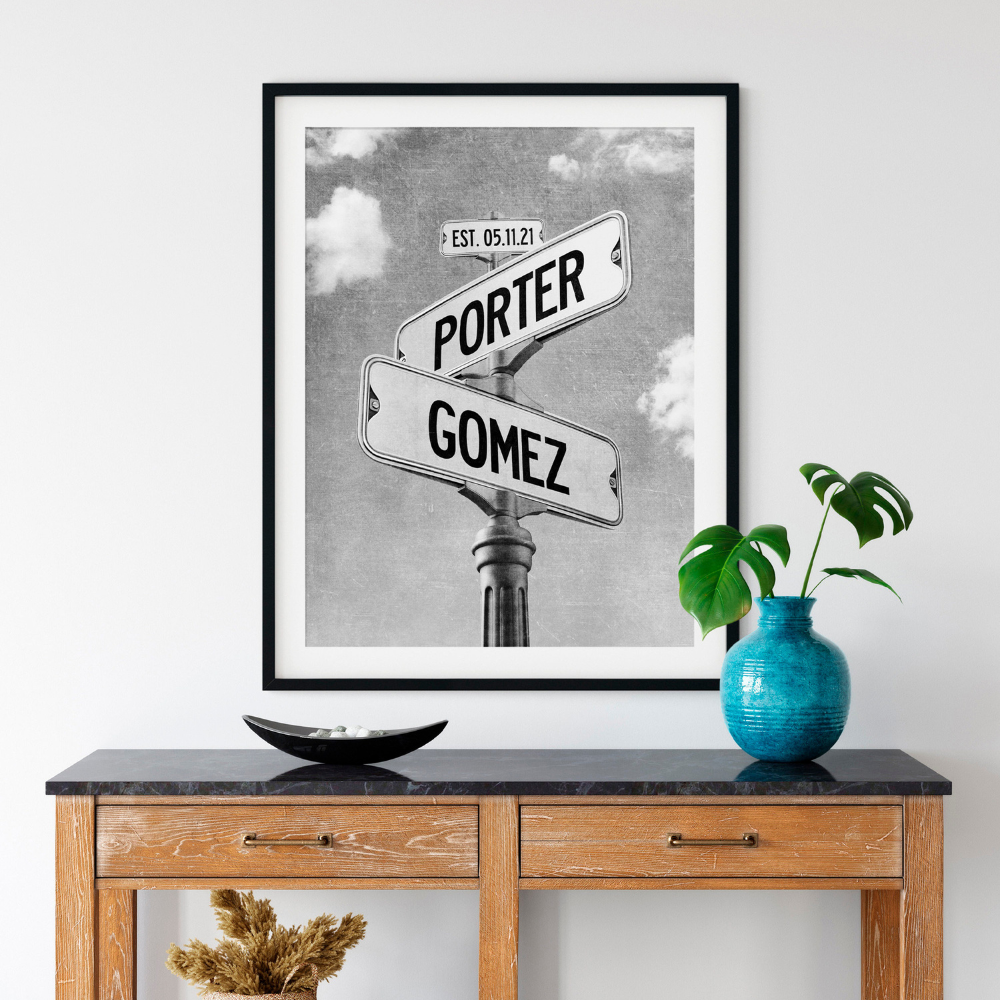 Street Sign Couple With Names - Personalized Canvas - Gift for Engagement, Wedding or Anniversary 7-1_d3513e47-8ef0-4be7-95b1-aa6a831f791f.png