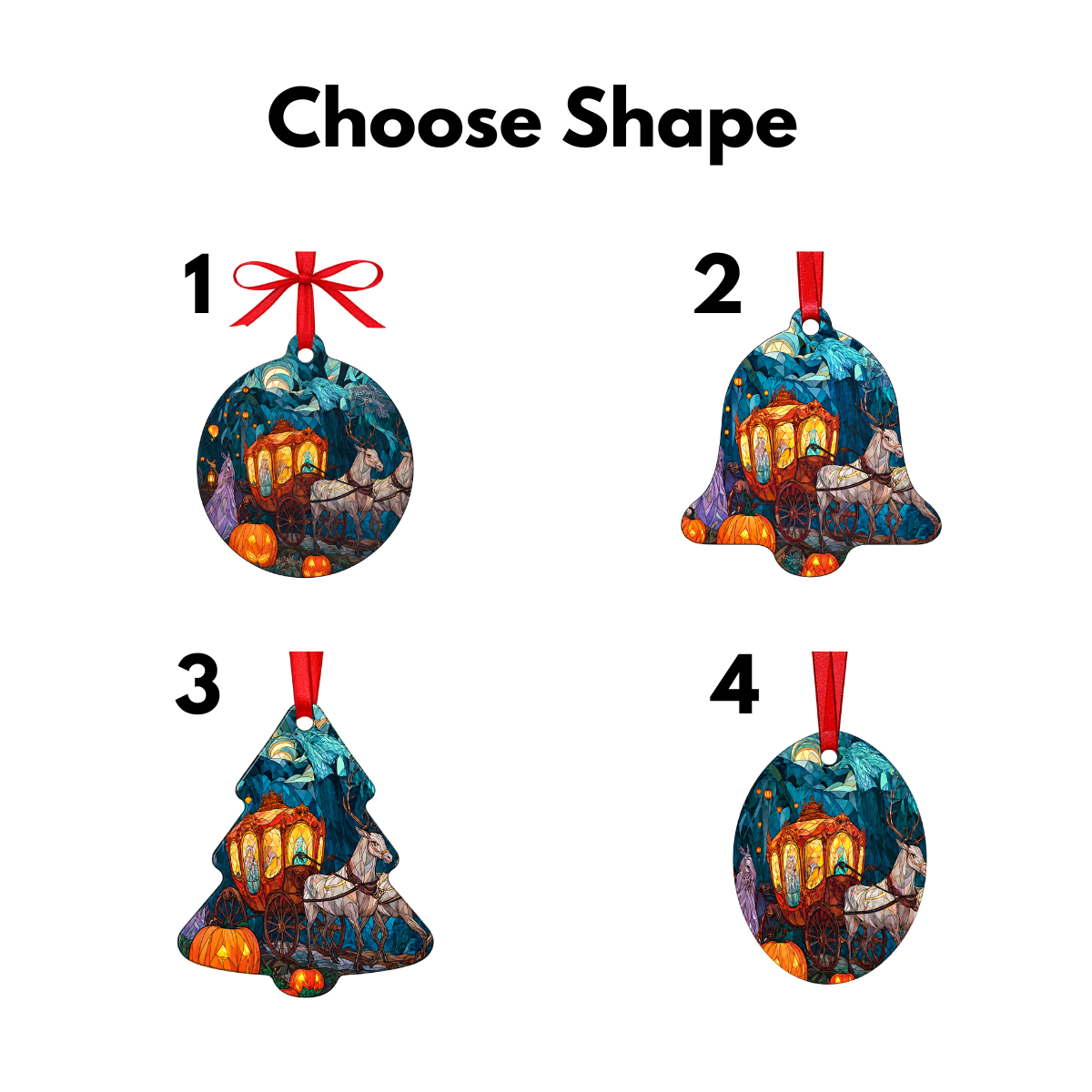 Haunted Pumpkin Carriage Ornament, Stained Glass Halloween Christmas Decor, Gothic Fantasy Hanging Ornament 700d1b42-ed0c-4020-98b4-1f181711fe41-1.png