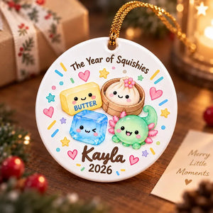 Personalized Kids Squishy Hunting Ornament 2026, The Year of Squishy Keepsake, Funny Kids Christmas Ornament, Cute Stocking Stuffer 7042d581-599b-47ee-abe0-a2a1fc074211-h-5-.webp