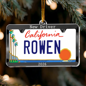New Driver Custom State Car Plate Ornament, First Teenager Car Gift - Personalized Ornament 7051be89-998c-4948-a43f-38e548aff73b-new-driver-custom-state-car-plate-ornament-first-teenager-car-gift-personalized-ornament-2_52063.png