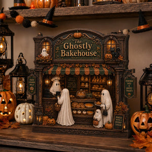 Ghostly Bakehouse Wooden Block, Halloween Ghost Bakery Decor, Spooky Pumpkin Shelf Sitter, Autumn Kitchen Counter Sign, Fall Home Decor 708bc913-990d-4af6-8801-d0be9afc95e0-1.jpg