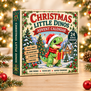 Christmas Little Dinos Advent Calendar 2026 - 24-Day Festive Countdown, Acrylic Charms Blind Box - Gift For Dinosaurs Lovers 70b66eda-c090-4940-9885-e860097ebe45-dino-box.png