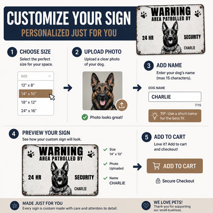 Custom Photo Dog Security Metal Sign - Personalized Metal Sign 70d25df7-9218-4c6c-a4ed-ce40cf3dbf3a.jpg