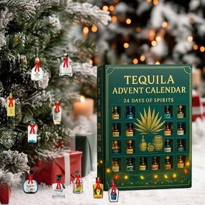 2025 Tequila Advent Calendar 24 Days Of Festive Surprises Mexican Inspired Holiday Countdown Gift 2d Acrylic Collectible Display Decor