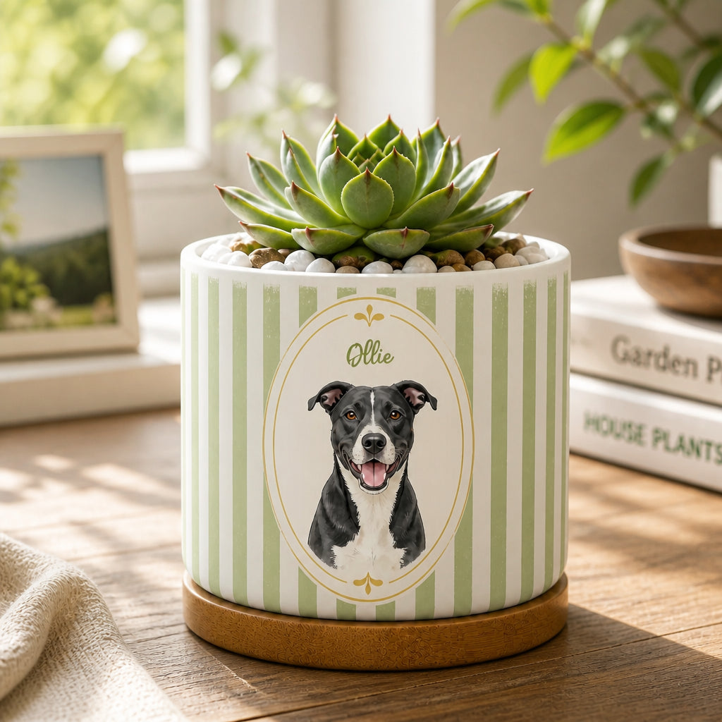 Custom Pet Portrait Planter – Botanical Medallion Wrap - Personalized Mini Glass Plant Pot 7102d87d-c071-45cd-8bf8-d9589a8a97b6.jpg