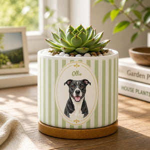 Custom Pet Portrait Planter – Botanical Medallion Wrap - Personalized Mini Glass Plant Pot 7102d87d-c071-45cd-8bf8-d9589a8a97b6.jpg