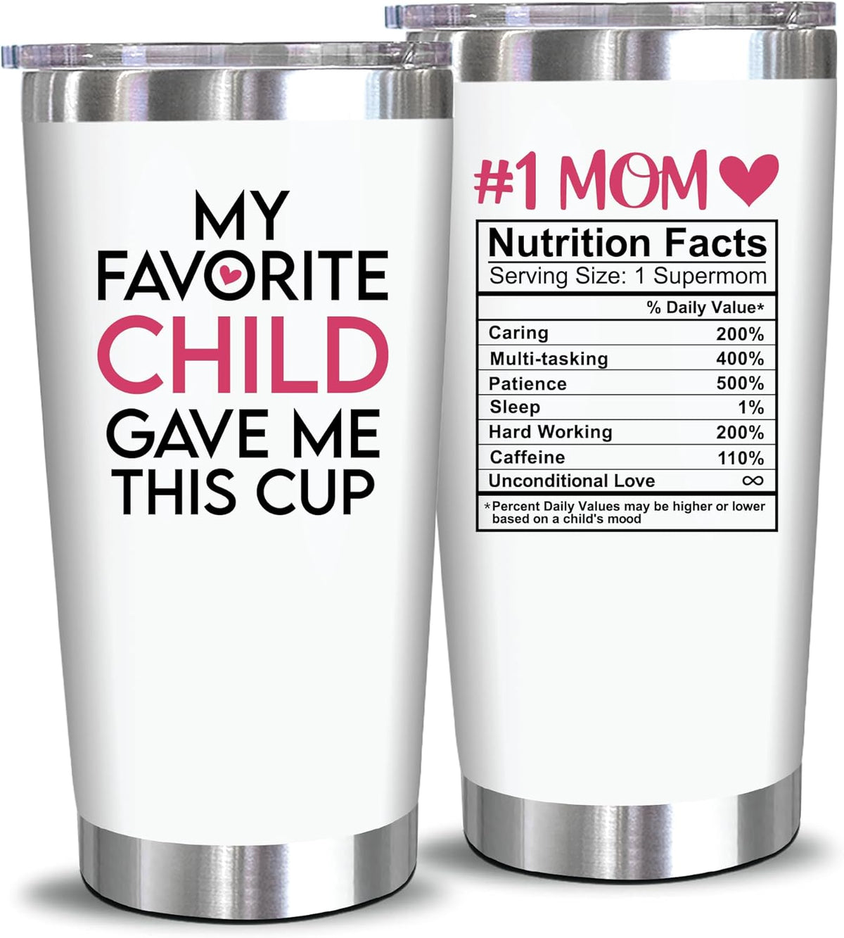 Gifts For Mom, Wife - Personalized Tumbler - Gifts For Mom From Daughter, Son, Kids - Unique Birthday Present Ideas For Mom, Mother, Wife, New Mom, Mother From Daughter, Son, Husband