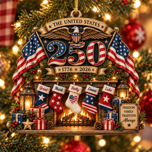 Personalized America 250th Anniversary Christmas Ornament – Custom Family Names 1776–2026 Patriotic Keepsake 71056404-5281-46ef-9115-17e7404dd117-Patriotic-Fireplace-Christmas-Ornament-Image-Sep-25-2026-02_24_13-PM.png