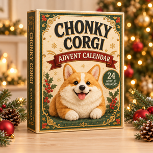 Chonky Corgi Advent Calendar 2026 - 24-Day Festive Countdown, Acrylic Charms Blind Box - Gift For Corgi Lovers 710a29ba-1838-4474-b63b-b374b86b6f91-corgi-box.png