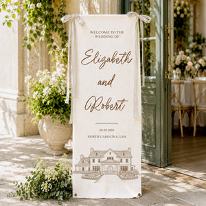 Custom Photo Wedding Venue Sketch Illustration  - Personalized Welcome Sign - Wedding Decoration 710f3856-4887-4a26-b4a8-0b3bfca41826-4.jpg