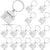 Key Chain House Shaped Pendant Keychains Home Keychain Set Cute Home with Window Key Charm Metal Keyring Gift
