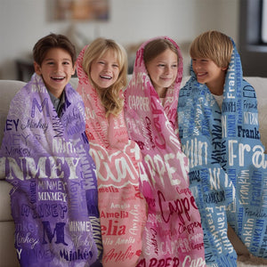 Custom Blanket with Name Personalized Blanket for Kids Adults Customized Blanket for Adult Birthday Christmas Valentines Day Gift