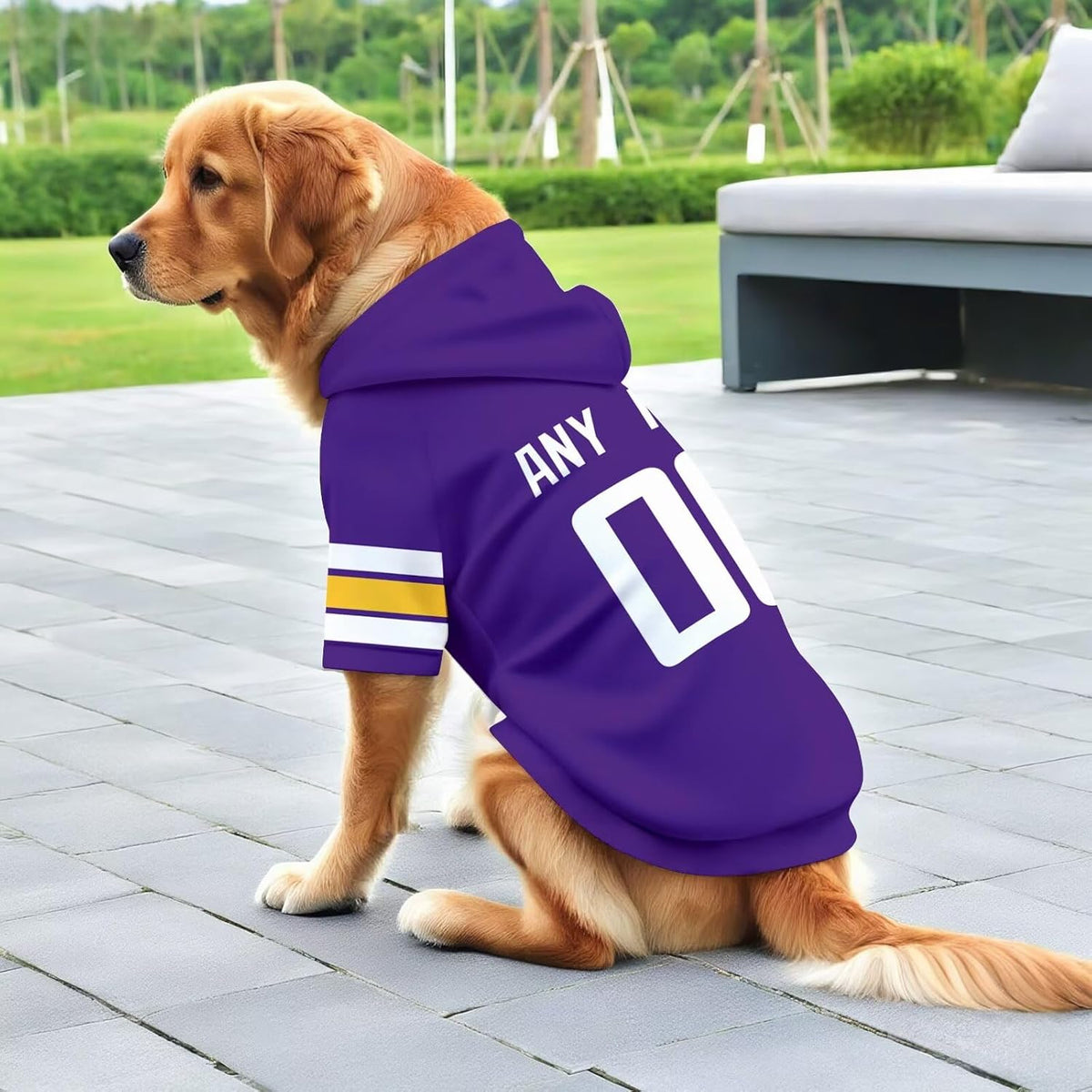 Minnesota Dog Hoodie T-Shirt Pet Clothes Jersey Custom Name and Number Gifts
