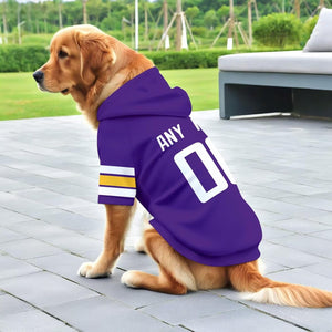 Minnesota Dog Hoodie T-Shirt Pet Clothes Jersey Custom Name and Number Gifts