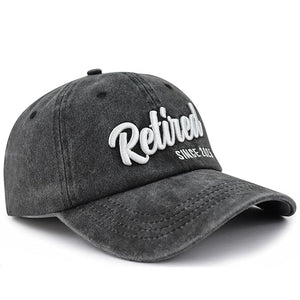 Retired Since 2025 Hat for Men Women Retirees, Funny Adjustable Cotton Embroidered Retirement Baseball Cap