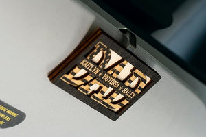 Personalized Dad Car Visor Clip w/Kid's Names, US Falg Theme, Custom Gifts for Dad, Papa, Grandpa