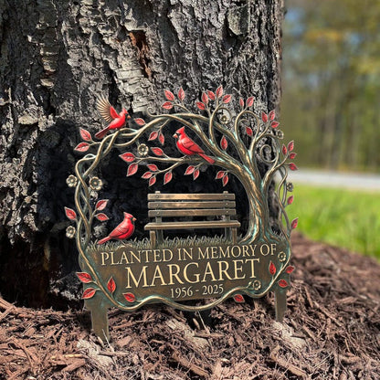 Personalized Memorial Garden Stake Cardinal Remembrance Gift, Metal Cemetery Decorations, Memorial Stake For Outdoors Yard Garden 71234048-6f5b-4eaf-bddb-bbc8e0bb699c-b3.jpg